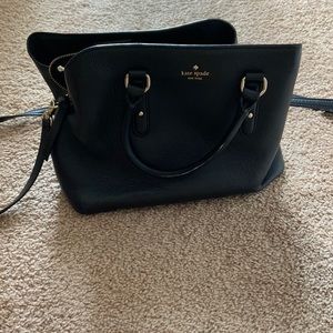 Kate Spade black bag with crossbody strap